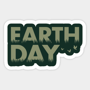 Earth Day Sticker